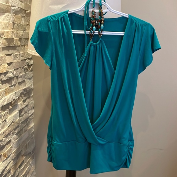 Byer California beaded halter top - Picture 1 of 5